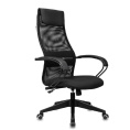 Кресло Кресло руководителя CH-607, на колесиках, сетка/ткань, черный [ch-607/black] 1751569