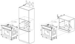 Духовой шкаф Электрический Hansa BOEI68224 нержавеющая сталь/черный