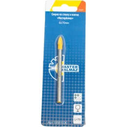 Сверло по стеклу и плитке 6 мм МастерАлмаз 10501330