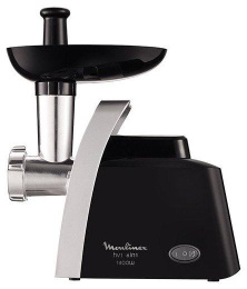 MOULINEX ME108832 Мясорубка, черный / серебристый