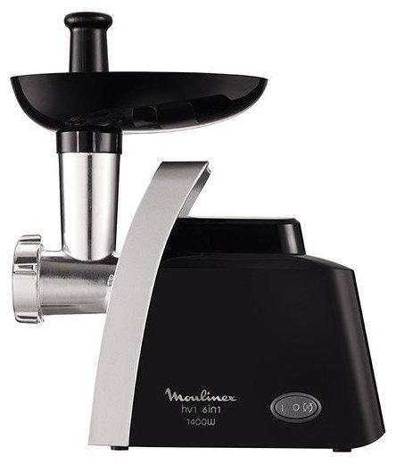 MOULINEX ME108832 Мясорубка, черный / серебристый