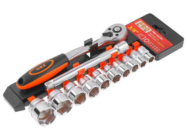 Набор головок 3/8" 10-24мм 12предм. PRO STARTUL PRO-01238