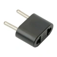 Cетевой переходник STEKKER 250V, 6A полипропилен, черный, ADP6-03-20 32858