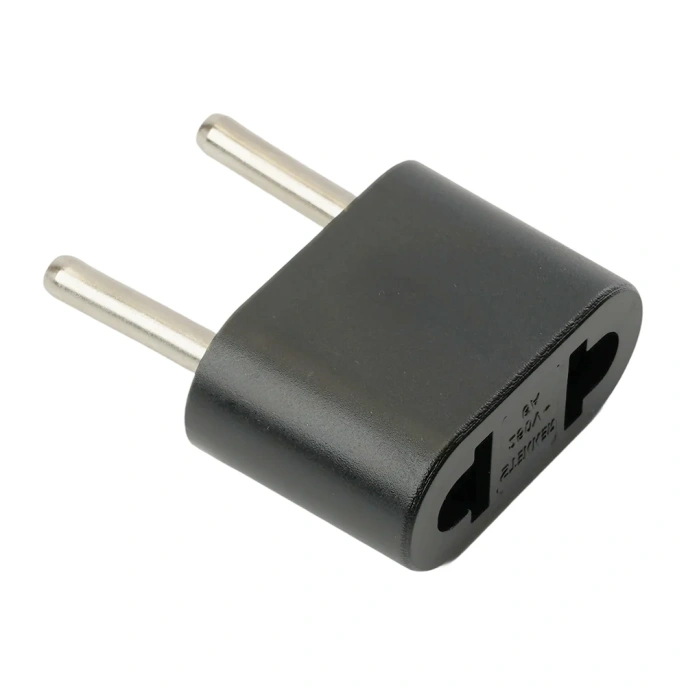 Cетевой переходник STEKKER 250V, 6A полипропилен, черный, ADP6-03-20 32858