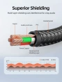 Удлинительный аудиокабель CABLETIME CF19N (CT-AE35M-AG3) 3 м, стерео 3,5 мм - Black Braided