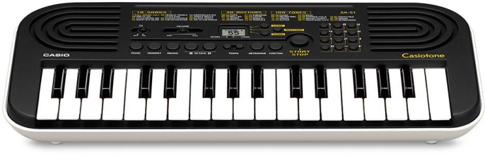 Синтезатор Casio SA-51 32клав. черный SA-51H2
