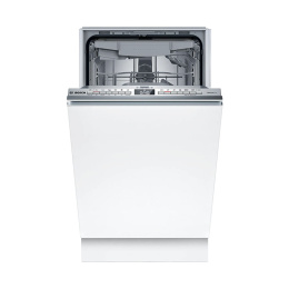 Посудомоечная машина Bosch SPV4HMX10E (встраиваемая, загрузка на 10 комплектов посуды, электронное управление, 6 программ, 44.8x55x81.5 см, нержавеющая сталь цвет, сушка: с теплообменником, индикация на полу: луч, инверторный двигатель EcoSilence Drive, в