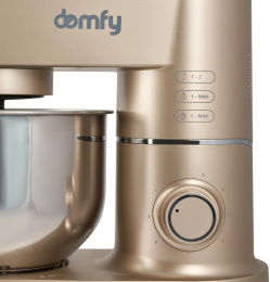 Миксер планетарный DOMFY DSC-KM301, 1200Вт, золотистый