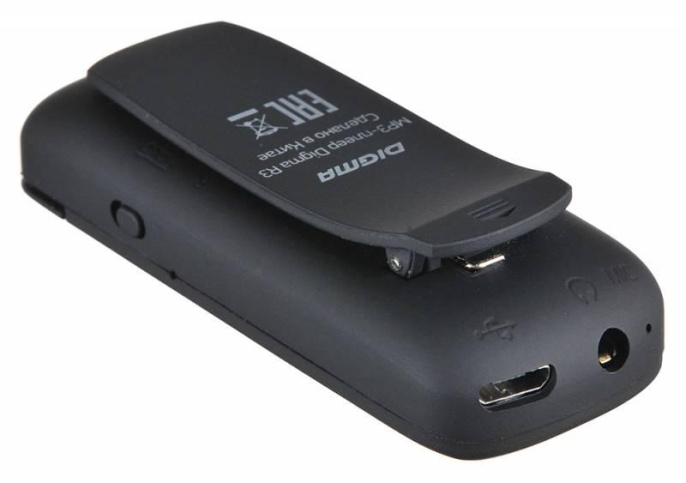 MP3 плеер Digma R3 flash,  8ГБ,  черный