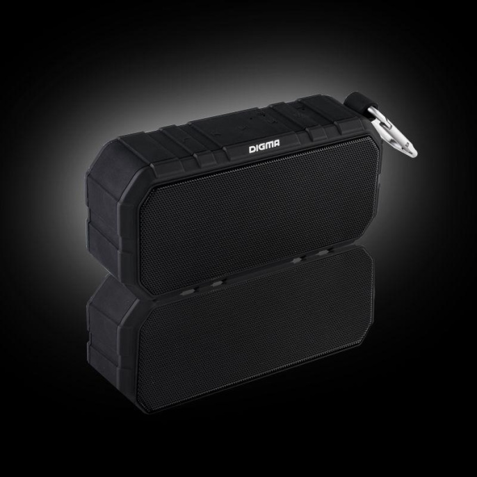 Колонка портативная Digma S-40, 10Вт, черный [sp4010b]