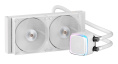 Кулер для процессора СЖО Ocypus Iota L24 WH Iota-L24-WH2ANWNN00X-GL Intel LGA:115X/1200/1700/18XX, AMD AM4/AM5, размер радиатора: 276х120х27мм, размер помпы: 70х70х65мм, ARGB помпы, размер вентилятора: 120х120х25мм, гидродинамический подшипник, 2000о