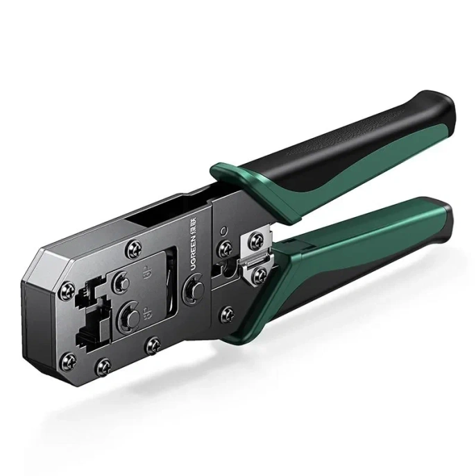 Обжимные клещи UGREEN NW136 (70683) Crimping Tool. Цвет: черно-зеленый