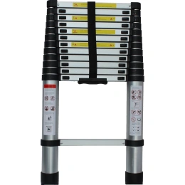 Телескопическая лестница WIPRO Жираф 3.8 м, 13 ступеней 9913-38