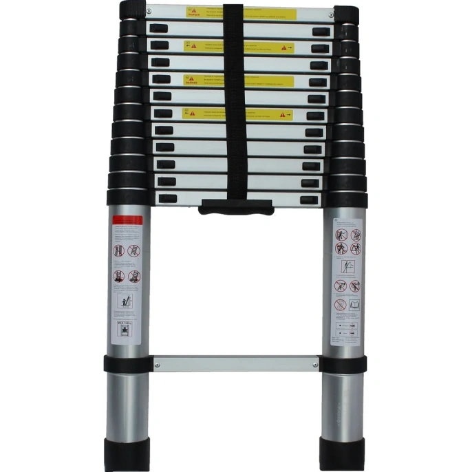 Телескопическая лестница WIPRO Жираф 3.8 м, 13 ступеней 9913-38