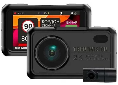 Видеорегистратор с радар-детектором TrendVision Hybrid Signature EVO Wi 2CH GPS черный