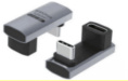 Переходник CABLETIME CP86G (CT-OTG44-AG) USB 4 Type-C OTG Adapter U Shape 40Gbps Long