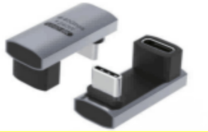 Переходник CABLETIME CP86G (CT-OTG44-AG) USB 4 Type-C OTG Adapter U Shape 40Gbps Long