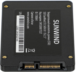 SSD накопитель SunWind ST3 SWSSD001TS2T 1ТБ, 2.5", SATA III, SATA, rtl
