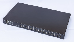 Сетевой концентратор USB NIO-EUSB 16epcl USB/IP хаб на 16 портов с 2 блокоми питания (отказоустойчивый кластер)