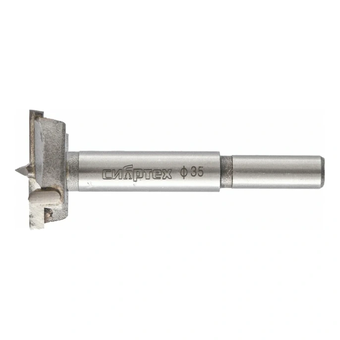 Сверло СИБРТЕХ 704835,  по дереву,  35мм,  цилиндрический,  1шт
