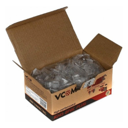 VCOM VNA2200-1/100 Коннекторы RJ-45 для UTP кабеля 5 кат. 100 шт. [6937510884001]