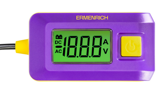 Тестер автомобильный Ermenrich Zing CT30, фиолетовый