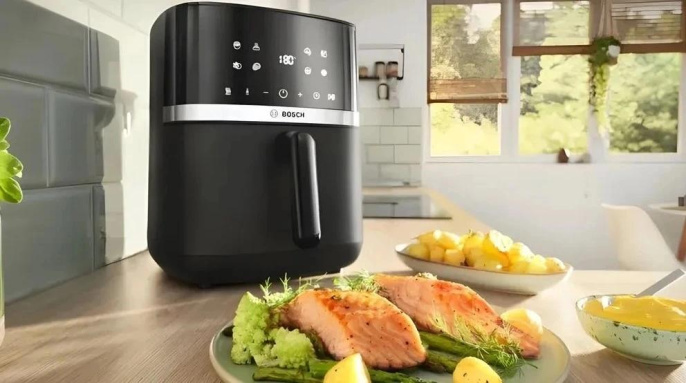 Аэрогриль Bosch MAF462B1 6.1л 2050Вт черный