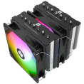 Кулер для процессора/ CPU Cooler Thermalright Phantom Spirit 120 SE ARGB 4-pin PWM, 154mm, Ni/CU, 7x6mm, ARGB, 2x120mm, 66.17CFM, 25.6dBA, 1500RPM, S: 1700, 1200, 115X, AM5, AM4 (PS120-SE-ARGB)