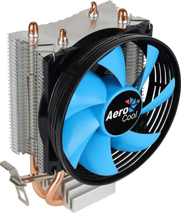 Устройство охлаждения (кулер) Aerocool Verkho 2,  4-pin,  90мм,  черный,  retail