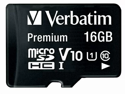 Usb накопитель Verbatim micro Secure Digital Card microSDXC 16Gb Class 10 inc adapter