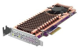 Адаптер QNAP QM2-2P-344A 2xM.2 22110\2280 PCIe Gen3 x4 NVMe SSD, Low-profile and Full-height brackets incl