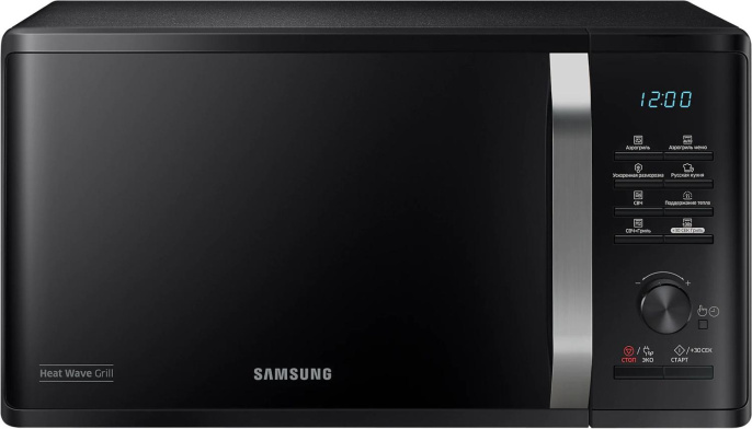 Микроволновая печь SAMSUNG MG23K3575AK/BW, 800Вт, 23л, черный