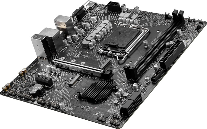 Материнская плата MSI PRO H610M-G DDR4 H610, LGA1700, 2*DDR4, 1*PCIEx16, 1*PCIEx1, 1*M.2, 4*USB3.2Gen1, 6*USB2.0, 4*SATA3.0, 1G, VGA, DP, HDMI, M-ATX, RTL