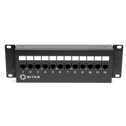 5bites Патч-панель PPU55-08W UTP / 5E / 12P / FRONT DUAL IDC / 2U / L 287MM / WALL
