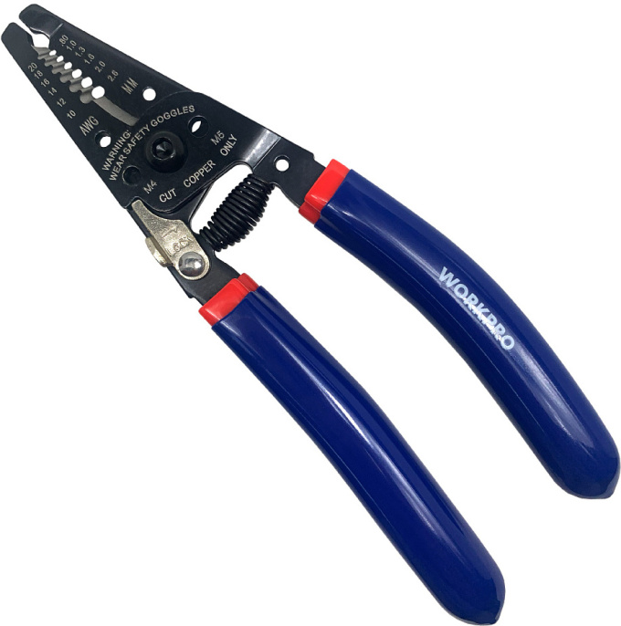 Инструмент для зачистки проводов WORKPRO 178мм WP291004