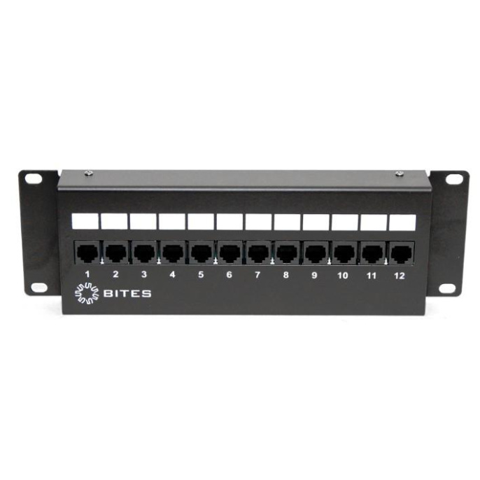 5bites Патч-панель PPU55-08W UTP / 5E / 12P / FRONT DUAL IDC / 2U / L 287MM / WALL