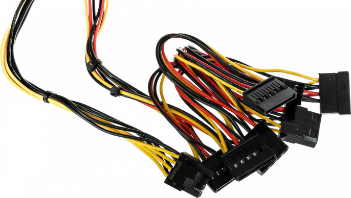 Блок питания Accord ACC-TFX350,  350Вт,  80мм, черный