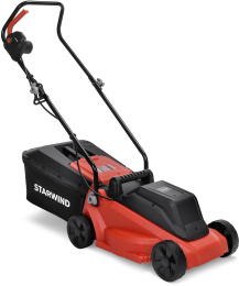 Газонокосилка электрическая StarWind ELM-1200,  32см, несамоходная