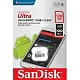 Micro SecureDigital 128Gb SanDisk Ultra® Class 10 UHS-I [SDSQUNR-128G-GN6MN]