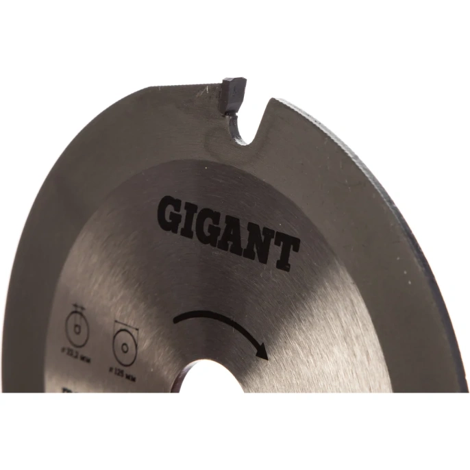 Диск пильный по дереву 125х22.2х3.5 мм для УШМ Gigant G-0520