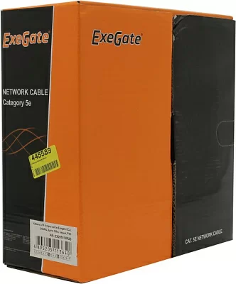 Exegate EX281816RUS Кабель UTP 4 пары кат.5e бухта 100м CCA