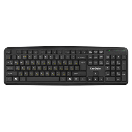 Клавиатура ExeGate Professional Standard LY-331S USB, полноразмерная, влагозащищенная, 104кл., Enter большой, длина кабеля 1,7м, черная, RTL EX299547RUS