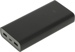 Внешний аккумулятор Power Bank Xiaomi Mi Power Bank 3, 20000мAч, черный [bhr5121gl]