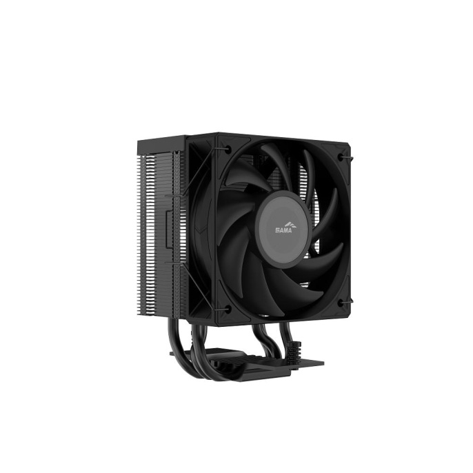 Кулер для процессора CPU Cooler SAMA X30 180W, 4-pin PWM, 133.5mm, 3x6mm, 1x100mm, 50.1CFM, 35.2dBA, 2600RPM, S: 1851/1700/1200/115X, AM5/AM4, black X30-BKWNYXOX-G