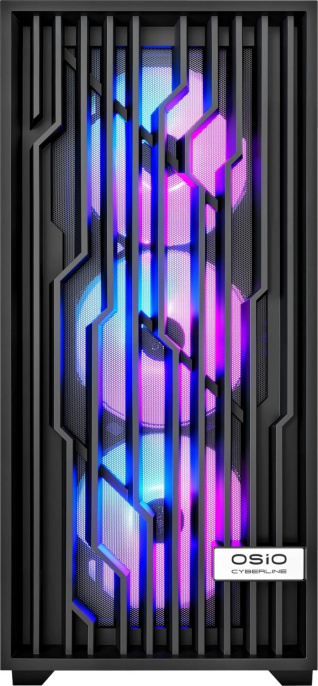 ПК Osio CyberLine C59i i5 12400F 2.5 16Gb SSD1Tb RTX3050 6Gb без ОС GbitEth 550W черный С59I-001B