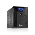 Источник бесперебойного питания SVC 3000ВА/1800Вт, Россия, Вход:220В, AVR:175-275В, АКБ 4*12В/9Ач, Вых.разъёмы:4*Schuko CEE7/4, LCD-дисплей, Напольный