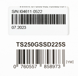 SSD накопитель Transcend 225S TS250GSSD225S 250ГБ, 2.5", SATA III, SATA