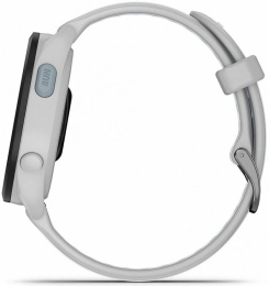 Смарт-часы Garmin Forerunner 165 AMOLED корп.черный/белый рем.белый 010-02863-21