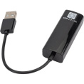 5bites Кабель-адаптер UA2-45-02BK USB2.0 сетевая карта - RJ45 10/100 Мбит/с, 10см