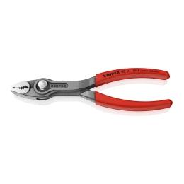 Клещи с фронтальным и боковым захватами Knipex TwinGrip зев 3-16 мм, L 150 мм,обливные ручки KN-8201150